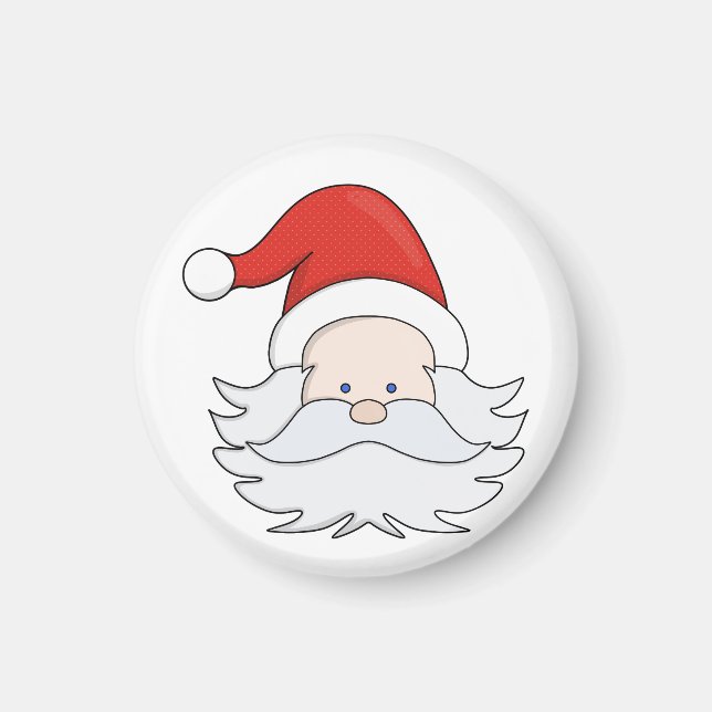 Imã Cute Santa Claus (Frente)
