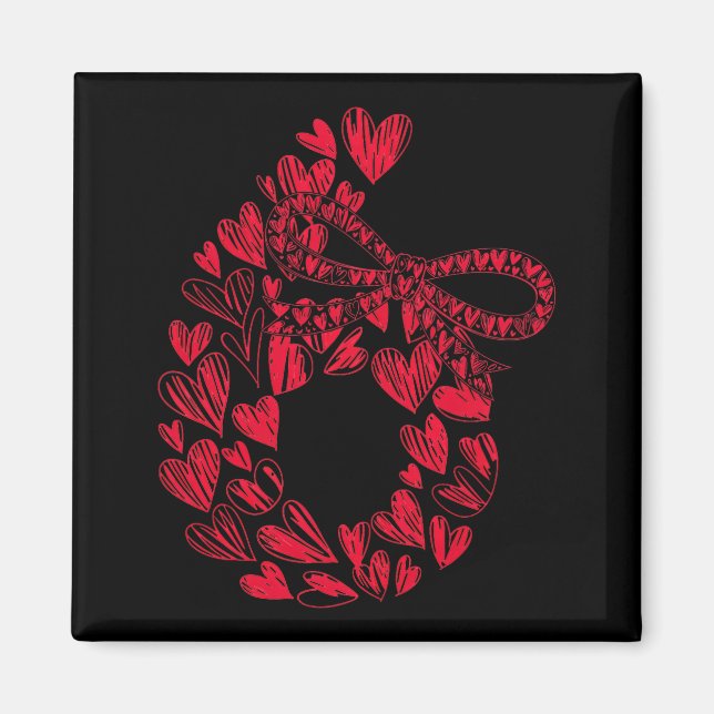 Imã Cute Six Seven Love 67 Hearts Couple Number 6 Comf (Frente)