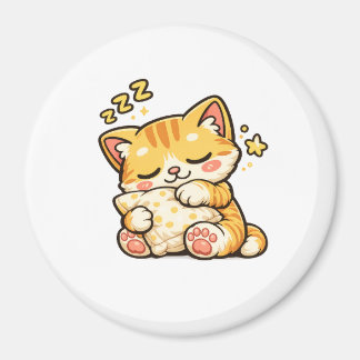 Imã Cute Sleepy Cat Pillow