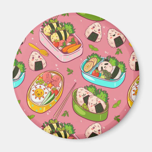 Imã Cute Sushi (Frente)