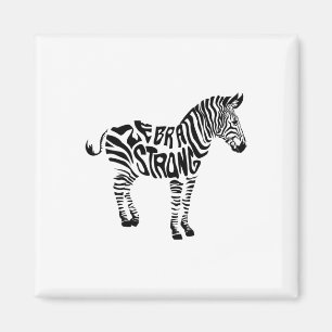 Imã Cute Zebra Strong Ehlers Danlos Sindrome Sensibili