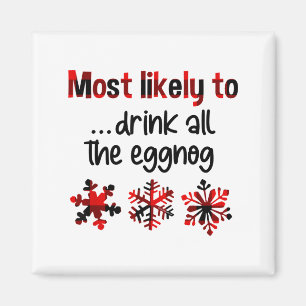 Imã Cutecomfy Mais Provável De Beber Todo O Eggnog Chr
