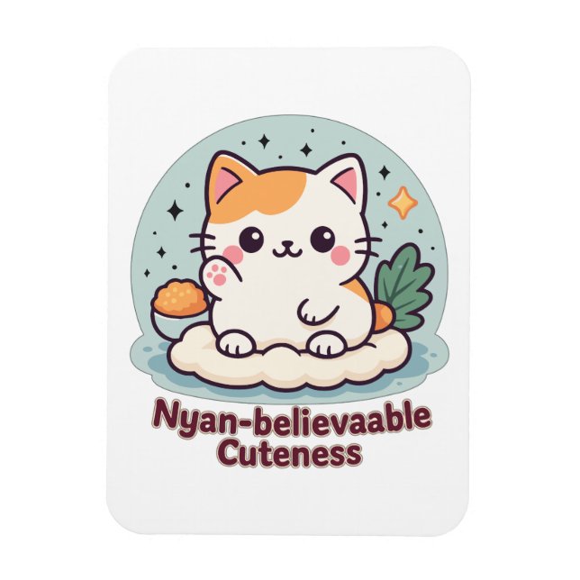 Ímã Cutensidade Acreditável Nyan - Gato Kawaii Cute (Vertical)