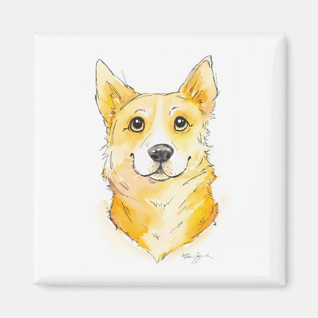 Imã Cutie Corgi (Frente)