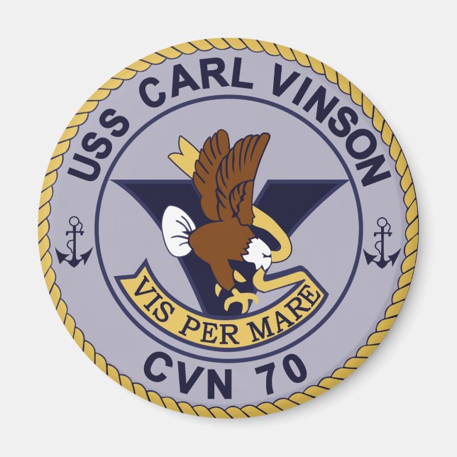 Imã CVN-70 CARL VINSON Nuclear Multiusos (Frente)