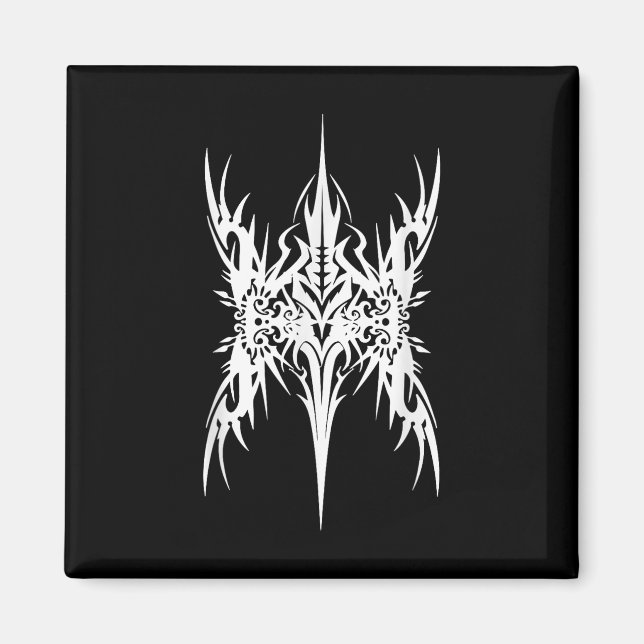 Imã Cybersigi - Cybersigi - Borboleta Sigil Futurístic (Frente)