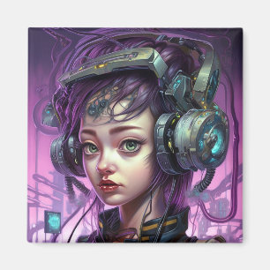 Imã Cyborg Woman Science Fiction
