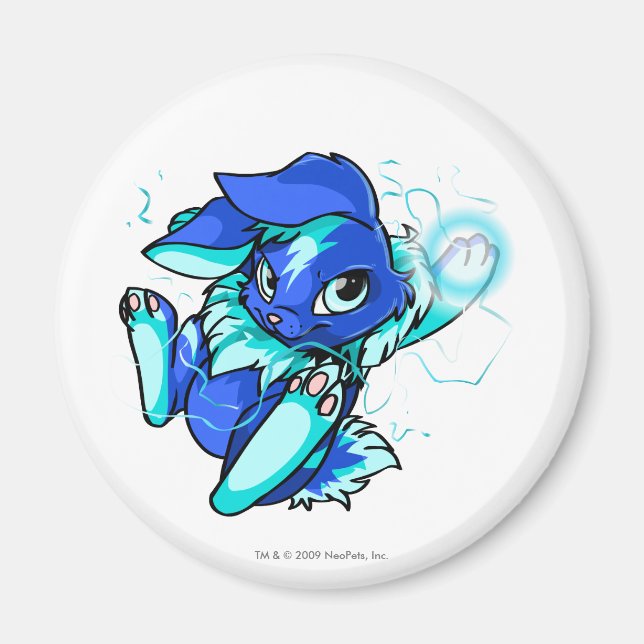 Imã Cybunny Amarelo com Estrelas (Frente)