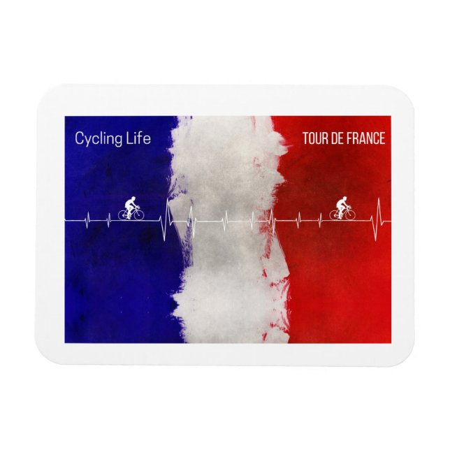 Ímã Cycling Life, Volta à França (Horizontal)