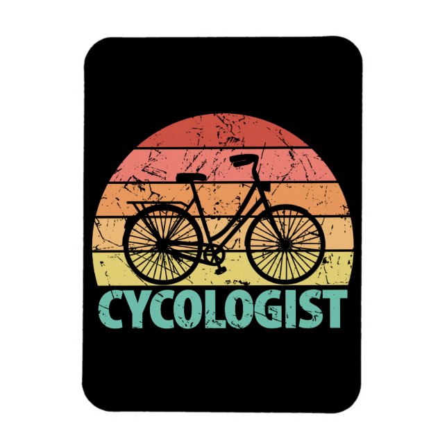 Ímã Cycologist Funny Cycling (Vertical)