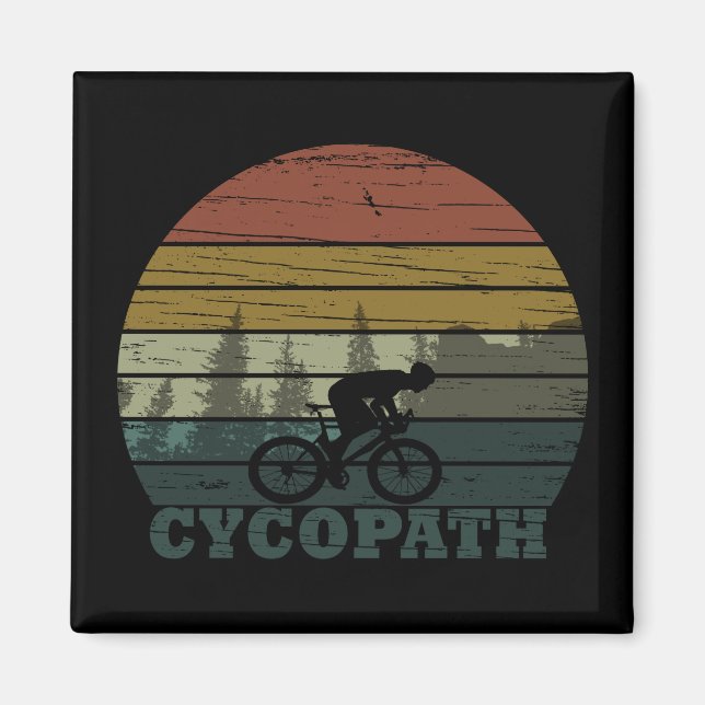 Imã cycopath ciclismo offroad dizendo (Frente)