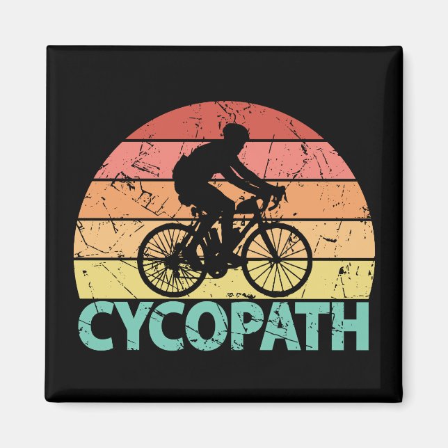 Imã Cycopath Funny Cycling (Frente)