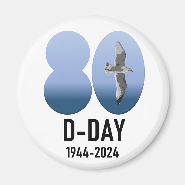 Imã D-Day 80 - 1944-2024 (Frente)