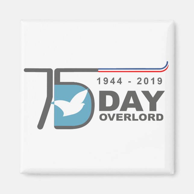 Imã D-Day Overlord 1944 2019 Normandie (Frente)
