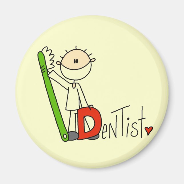 Imã D é de Dentista (Frente)