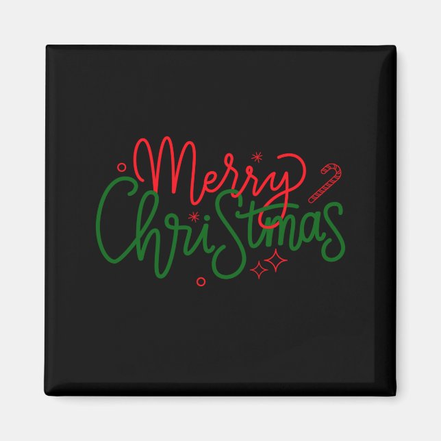 Imã D Family Christmas Family Name  (Frente)