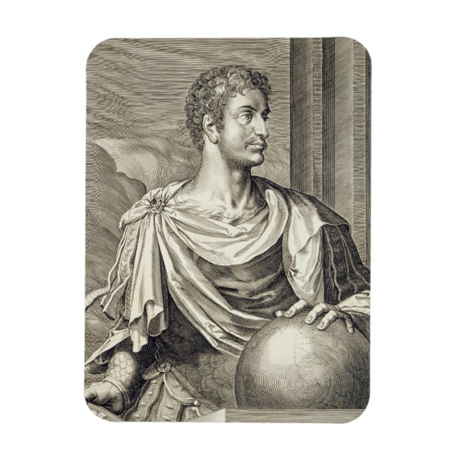 Ímã D. Octavius Augustus (63 BC - 14 AD) Imperador de  (Vertical)