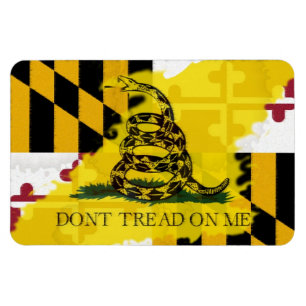 Ímã da bandeira de Maryland Gadsden