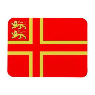 Ímã da bandeira de Normandy - cruz de Falaise