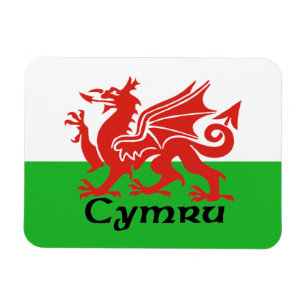 Ímã da bandeira de Wales