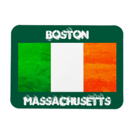 Ímã da Bandeira Irlandesa de Boston – Souvenir de 