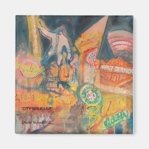 Imã Da "caminhada cidade viva "por David Schwartz,
