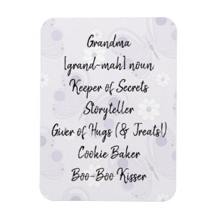 Ímã da definição da avó