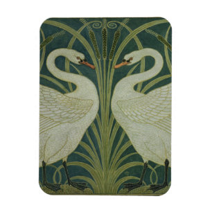 Ímã Da "design do papel de parede cisne, da
