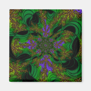 Imã Da "impressão da arte abstracta do ~ das orquíde