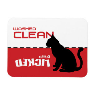 Ímã da máquina de lavar louça do gato do gatin