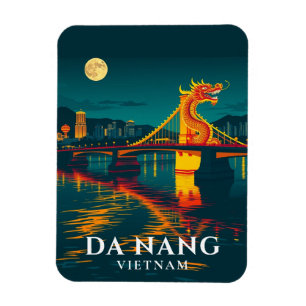 Ímã Da Nang Dragon Bridge Vietnam Viagem