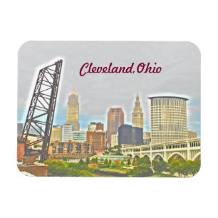 Ímã da opinião de Cleveland, o Rio Ohio