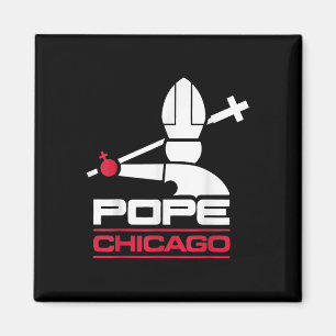 Imã Da Pope Leo Xiv Camisa Baseball Chicago