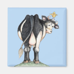 Imã Da vaca ímã atrás -