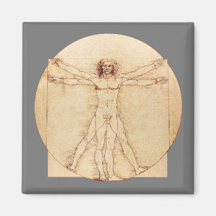 Imã Da Vinci Vitruvian Man