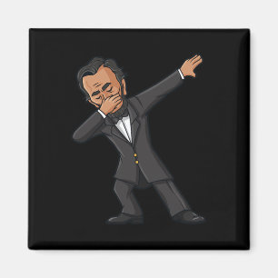 Imã Dabbing Abraham Lincoln 4 de julho Abe Dab Boys G