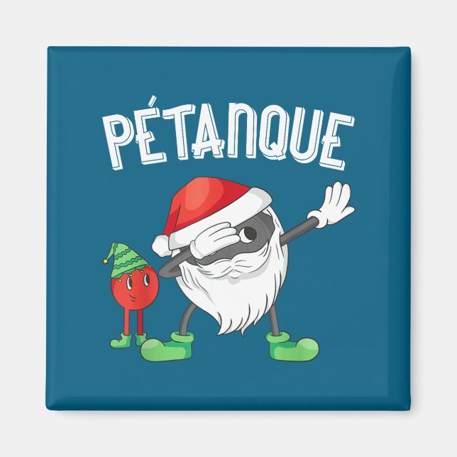 Imã Dabbing Boules Ball Dab Christmas Cap Bouler Boule (Frente)