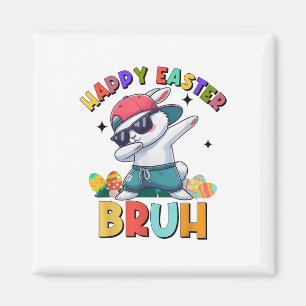 Imã Dabbing Bunny Bruh Felz pascoa Day Ovos Adolescent