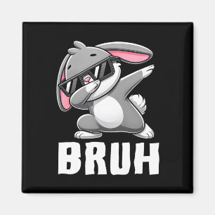 Imã Dabbing Bunny Bruh Memória Day Dab Bunny Teens