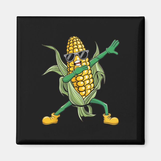 Imã Dabbing Corn Dance Corn Farmer Corn Lover (Frente)