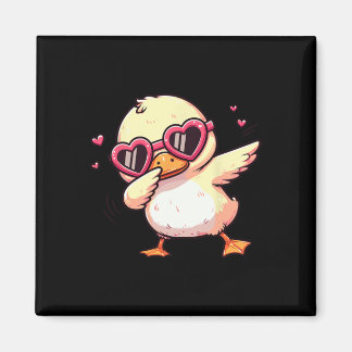 Imã Dabbing Dance Duck Heart Sungles 