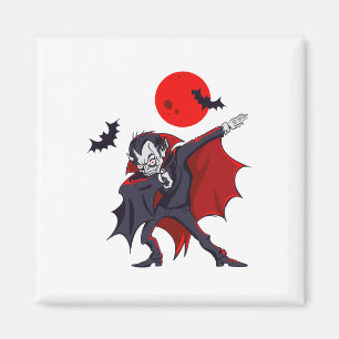 Imã Dabbing Dracula Vampiro Conde Halloween Dabula Gif