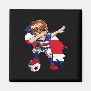 Imã Dabbing Futebol Costarriquenho Jersey Menino Costa
