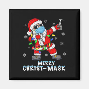 Imã Dabbing Papai Noel Feliz Natal Festa De Natal