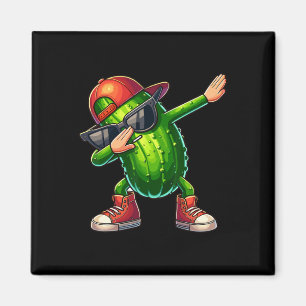Imã Dabbing Pickle Dancing Pepino Picker Engraçado