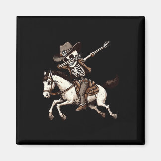 Imã Dabbing Skeleton Cowboy Halloween Costume Kids Boy