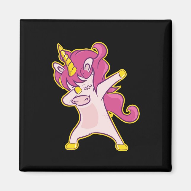 Imã Dabbing Unicorn (Frente)