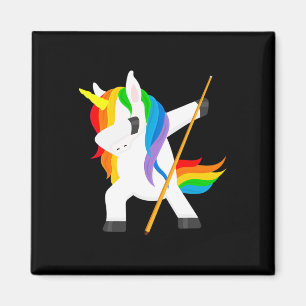 Imã Dabbing Unicorn tocando Billiard Dab Dance Engraça