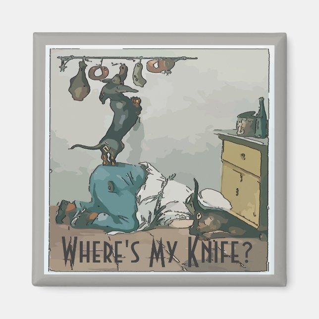 Imã Dachshances no Butchers, adicionar teste (Frente)