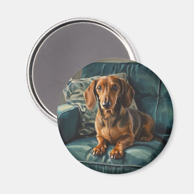 Imã Dachshund (Front/Back)
